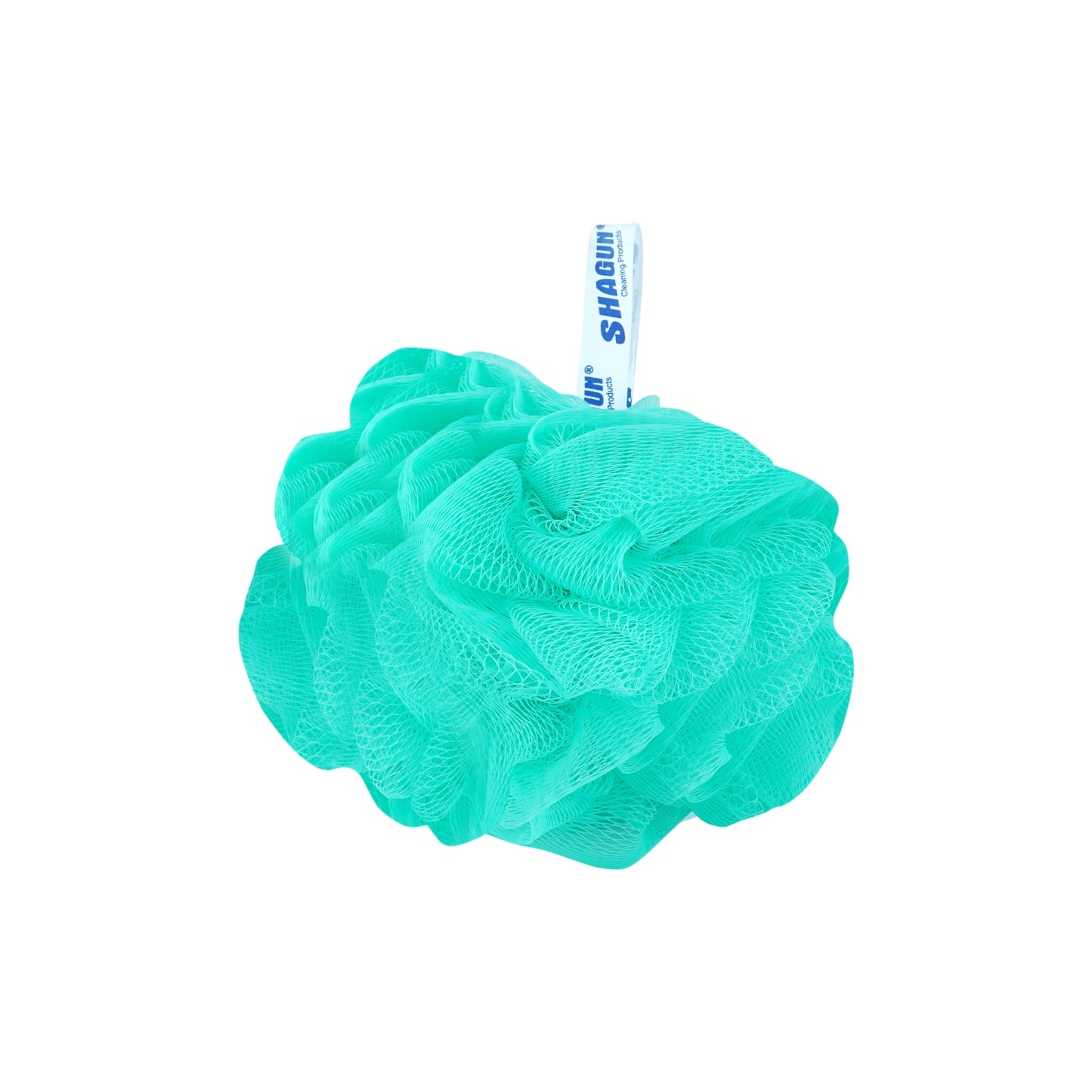 SHAGUN Bath Loofah Big, Premium Mesh Body Scrubber, Deep Cleansing Exfoliating Sponge, Blue Pack Of 2
