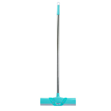 SHAGUN SW-224 Floor Wiper with Stainless Steel Handle & Silicon Rubber Blade for Home Bathroom Kitchen Floor Cleaning