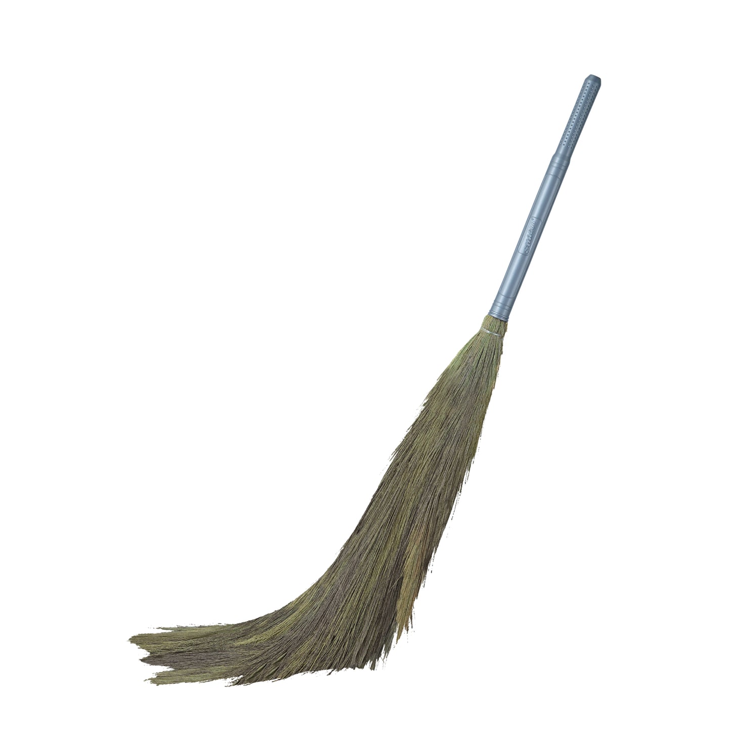 SHAGUN S-400 Premium Long-Lasting Grass Broom with Sturdy Plastic Handle for Efficient Cleaning
