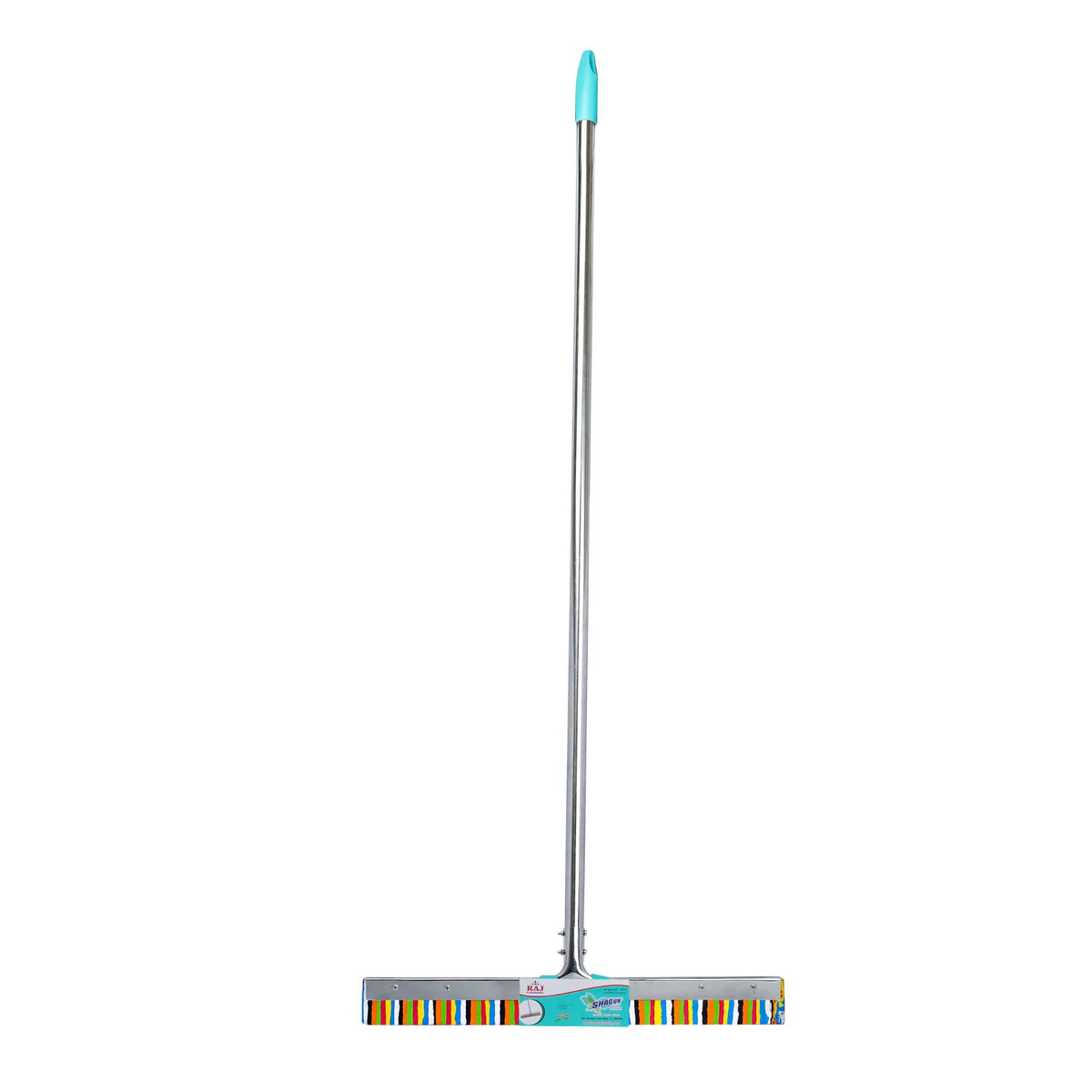 Shagun 100% Stainless Steel 21-Inch Floor Wiper | Heavy-Duty Floor Cleaning Squeegee with Long Handle